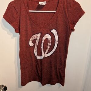 5th & Ocean Washington Nationals V-Neck Tee